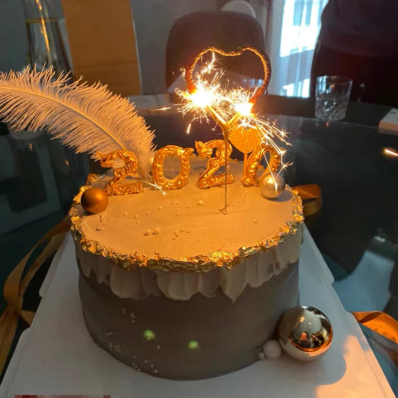 Birthday Fireworks Candles Five Pointed Star Love Birthday Decoration Candles Birthday Candles For Cake Candle Sparklers Sticks Candles Aliexpress