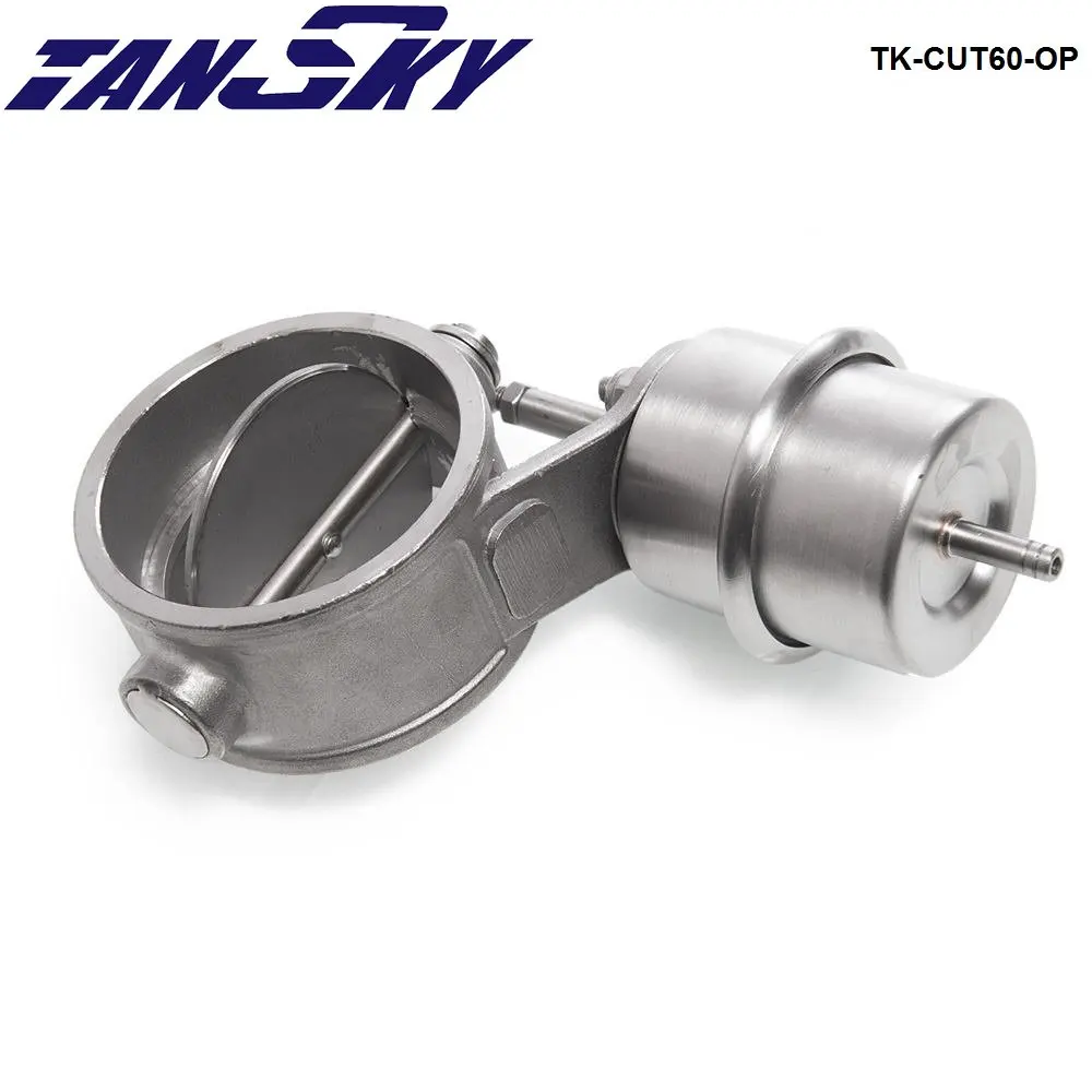 NEW Vacuum Activated Exhaust Cutout / Dump 60MM Open Style Pressure