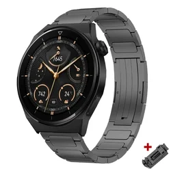Premium Titanium Metal Watch Band - Elegant Replacement Bracelet Wrist Strap for Realme Watch S S Pro (Gray)