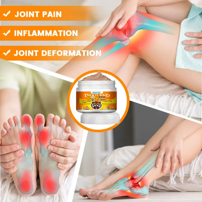 Chinese Tiger Patch Eraycee Thai bone balm Tiger Balm waist spine joint knee menticus health balm massage health
