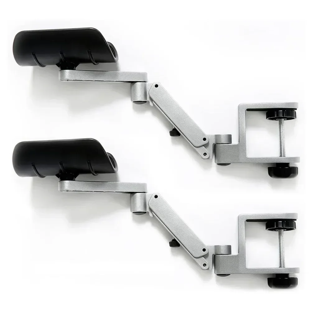 Metal Arm Rest Wrist Support Home Office Mouse Hand Desk Adjustable Mouse Pad Armrest For Computer Ergonomic Hand Comfort