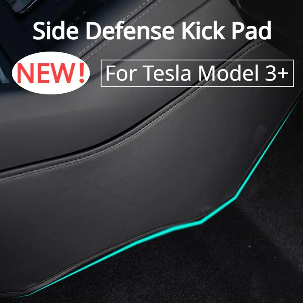 

Боковая Защитная подкладка для Tesla новая модель 3 + Центральная подкладка для защиты от ударов, кожаный защитный чехол, новые аксессуары для моделей 3 2024