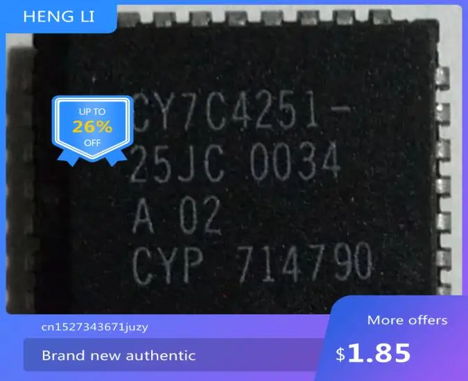 

100% NEW CY7C4251-25JC