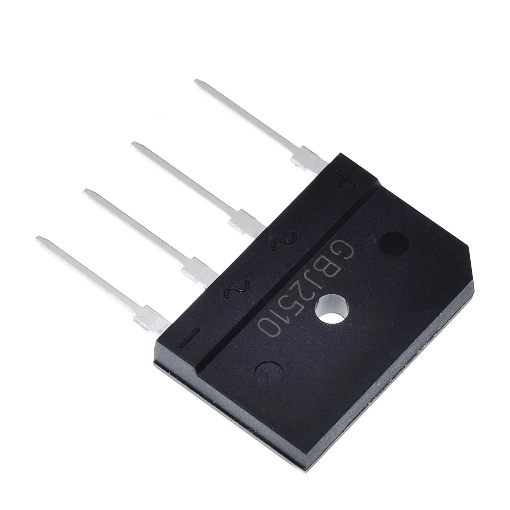 10PCS 25A 1000V diode bridge rectifier gbj2510 ZIP In Stock diode bridge rectifier