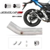 GSR750 Motorcycle Exhaust Muffler Middle Link Pipe Full System Slip On For Suzuki GSR750 GSX-S750 Exhaust Muffler