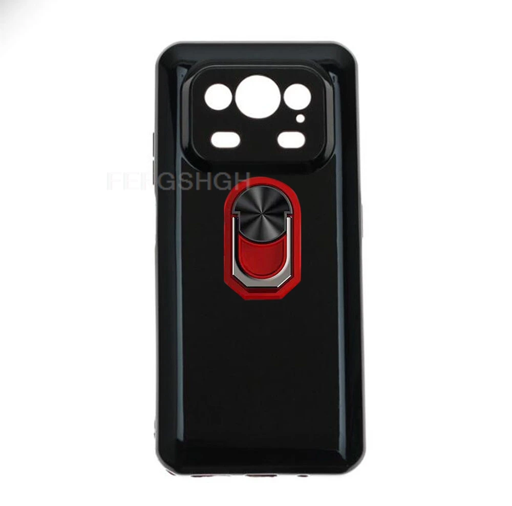 Durable Ring Holder Phone Case with TPU Soft Silicone Protection