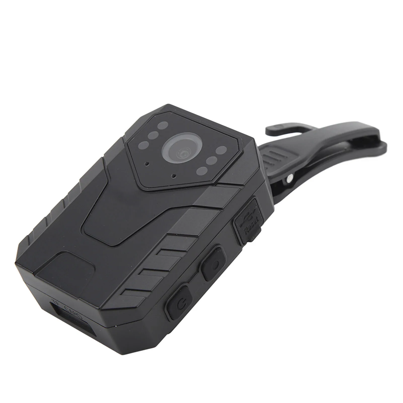 Night Vision Camera ABS Night Vision 4K HD Back Clip Loop Recording Motion Detection Body Wearable Camera for Outdoor
