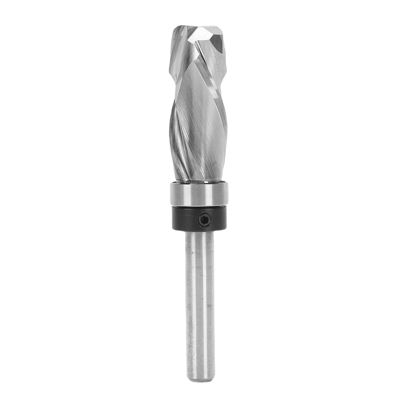 Compression Flush Trim Router Bit 1/4in Shank Tungsten Steel Spiral Pattern Template Router Bit for Trimming