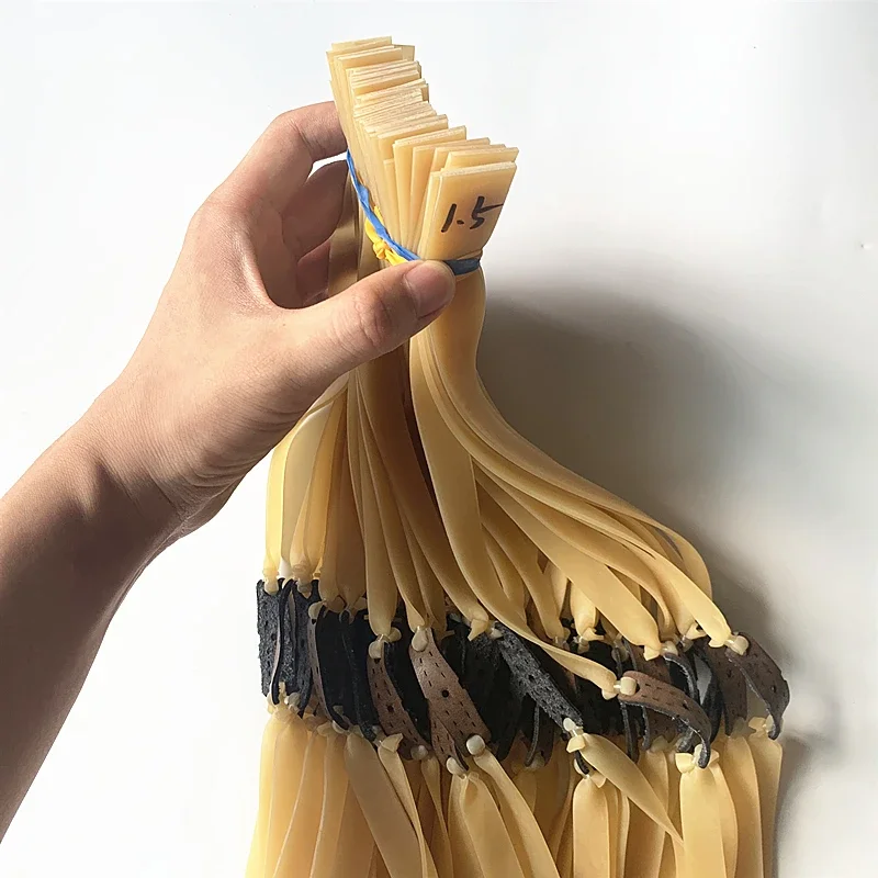 1-5PCS 1.5/2mm Rubber Band Outdoor Hunting Slingshot Accessories Wide Thick Rubber Band High Quality Latex High Elasticity Plain