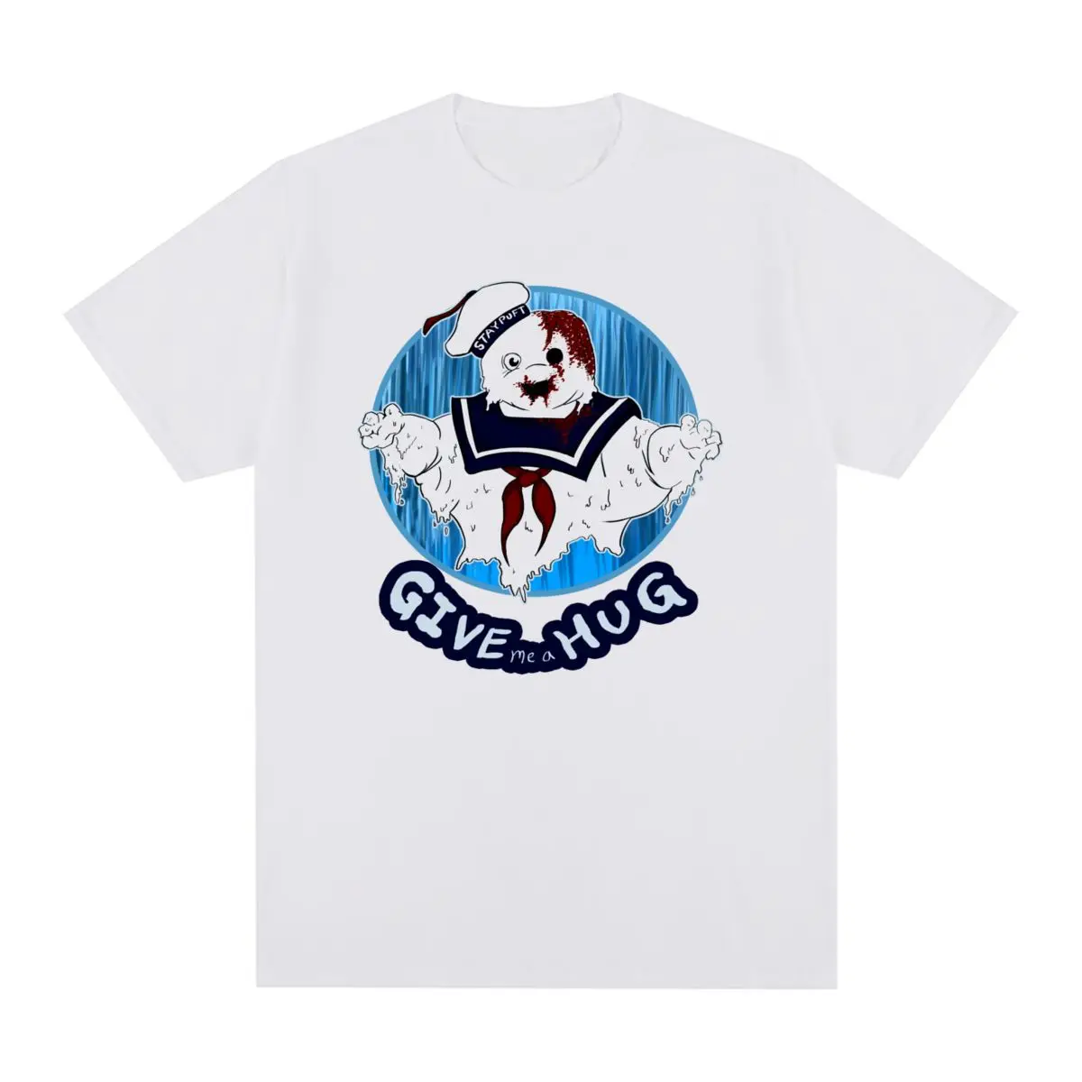 Ghostbusters Vintage T-Shirt Marshmallow Cotton Movie Music Comic Men T Shirt New Tee Tshirt Womens Tops