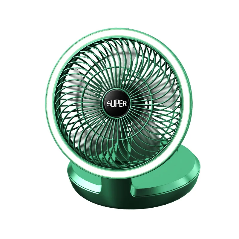 

USB Rechargeable Wall Mounted Small Fan, Home Office Desktop, Strong Wind, Student Dormitory, Silent Foldable Electric Fan