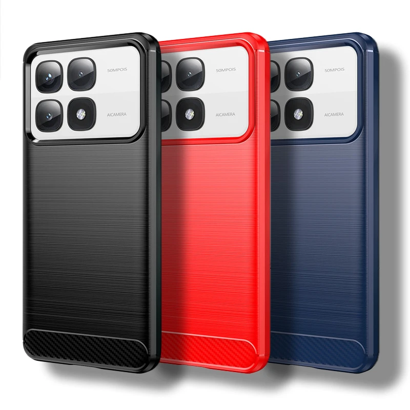 Premium Shockproof Silicone Protective Case for 6.67-inch Smartphones