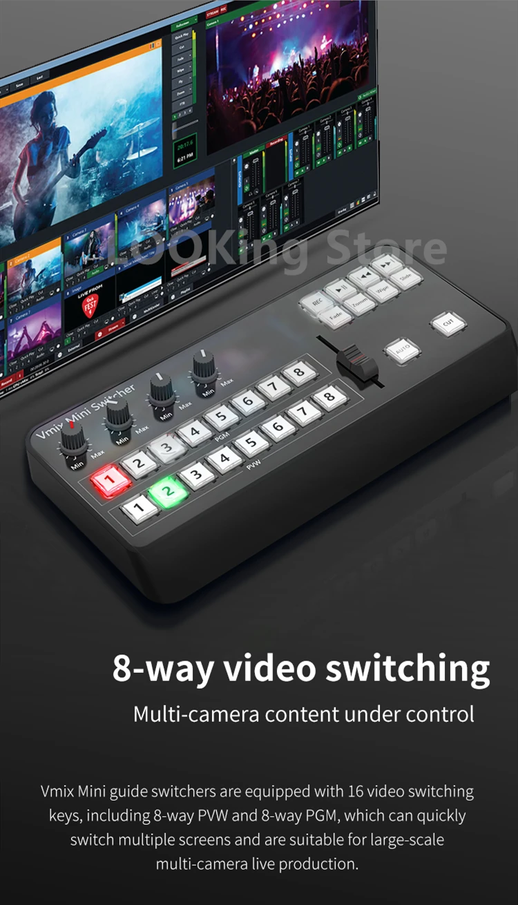 Vmix Mini Stream Controller VMix Mini Panel Pro, Professional Video Production ...