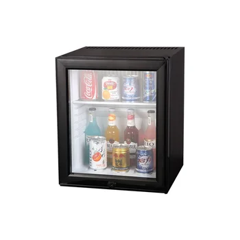 Frigo portatile da 30 litri con porta in vetro di migliore qualità, raffreddamento ad aria, senza rumore, piccolo frigorifero portatile, mini bar, per camera da letto 1