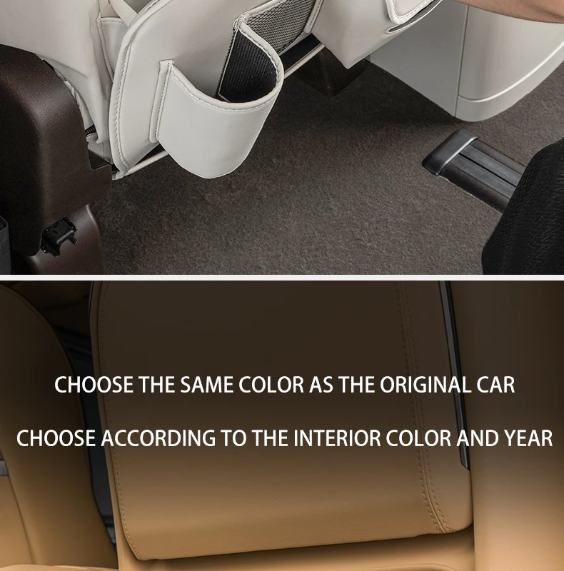 Multi functional seat anti kick pad For DENZA D9 2023-2025 Seat back tissue stor