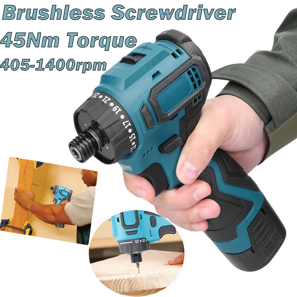 Llave De Impacto Sin Escobillas De 21V, Destornillador Eléctrico Inalámbrico, Taladro Recargable Enchufe Estadounidense