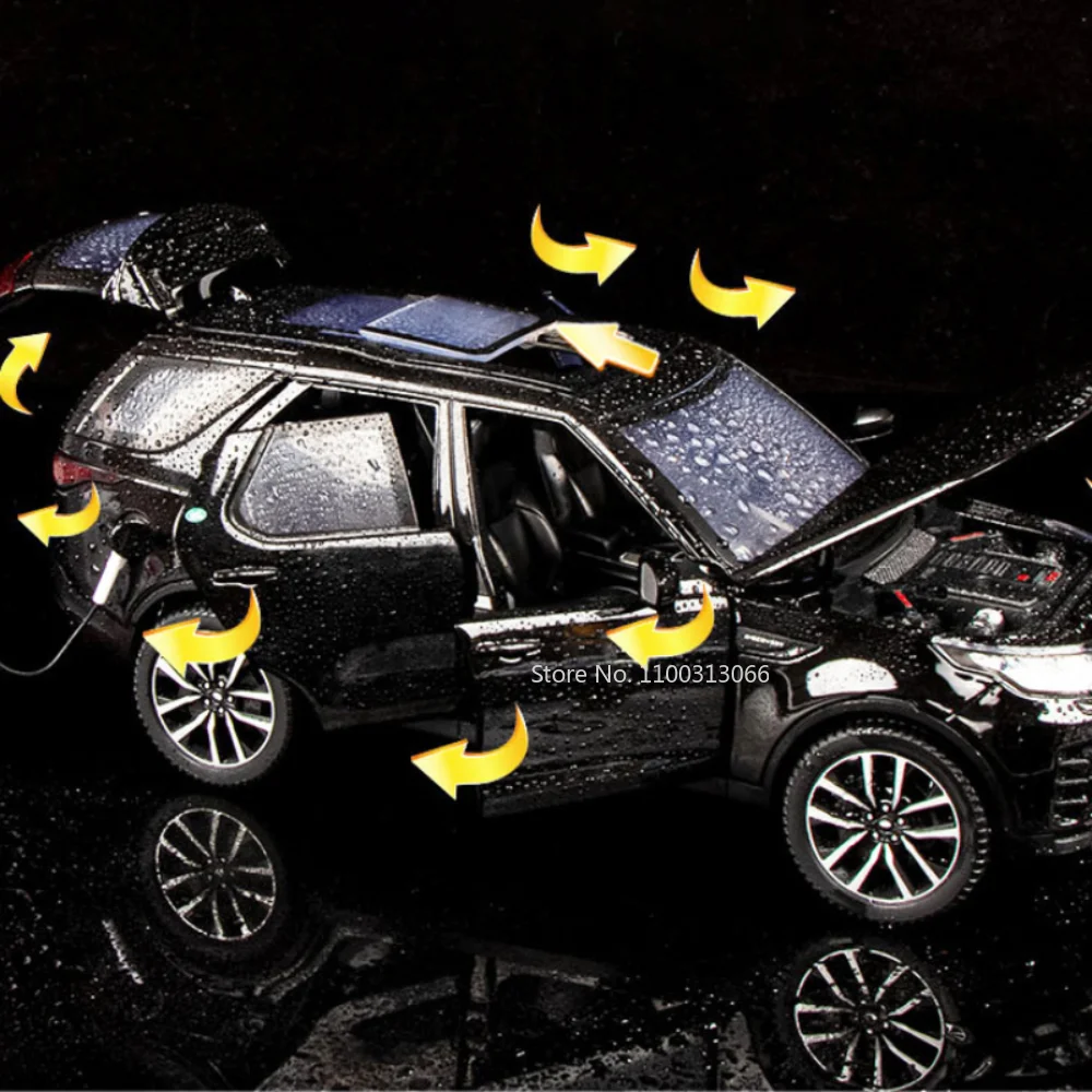 Acheter Modèle de voiture en alliage Land Rover r-dynamic SE SUV, échelle  1/24, modèle de véhicule en métal moulé sous pression, Simulation sonore et  lumineuse, cadeau pour enfants
