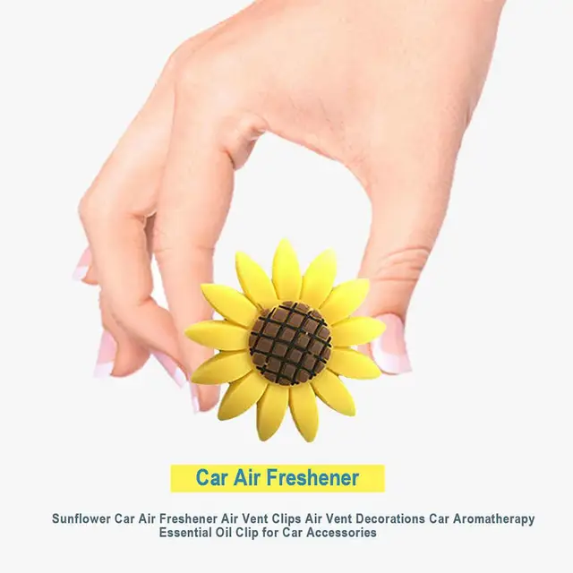 Auto Sonnenblume Entlüftung clips Sonnenblume Parfüm Clip mit