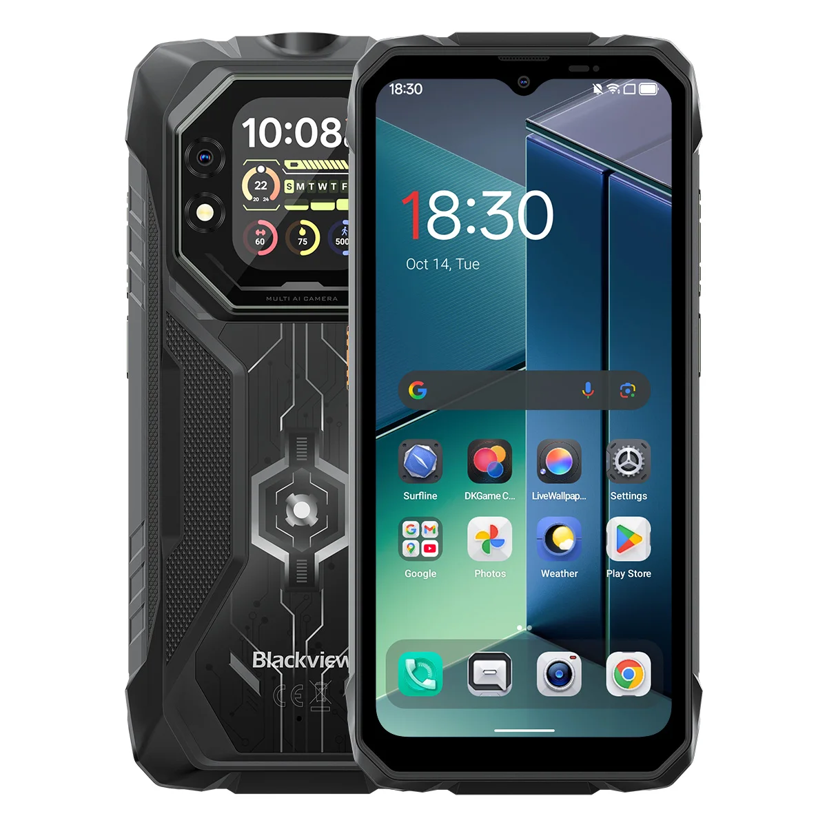 Blackview ROCK 1 Rugged Phone,6.56-inch 90Hz Display,8GB RAM  256GB ROM,15000mAh/33W, MediaTek Helio G81,Android 16 Smartphone