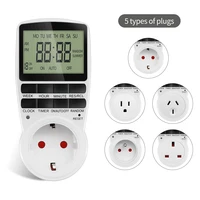 Electronic Digital Timer Switch Socket Kitchen Timer Outlet  Programmable Timing Socket Control  220V EU US UK AU Plug 1