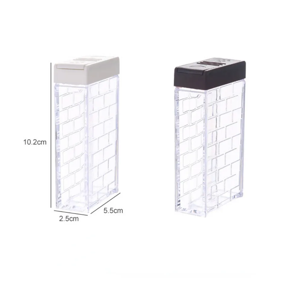 Transparent Spice Seasoning Storage Box 6pcs/Set Kitchen Supplies Salt Pepper Seasoning Bottle Multi-purpose Storage Salt Shaker 5