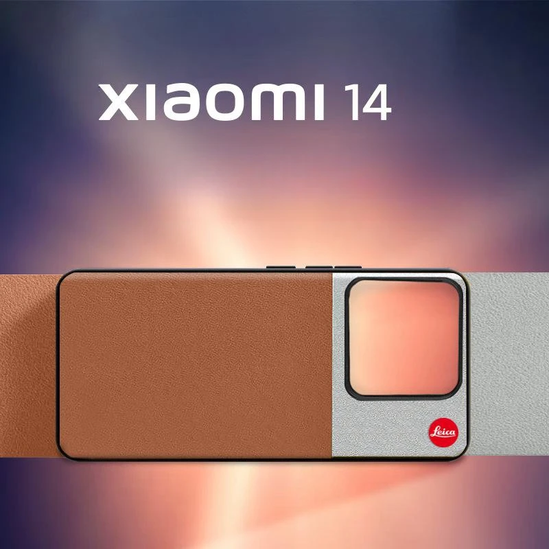 Achetez Pour Xiaomi 14 Pro Casse de Protection de la Couverture de  Protection en Cuir Imprimé en Cuir Imprimé - Noir de Chine
