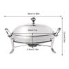 Luxury Stainless Steel Round Chafing Dish