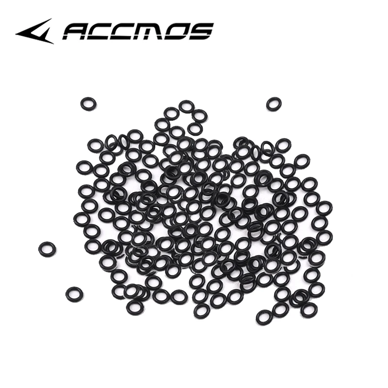 30/100/300pcs Arrowhead Rubber Ring Washers Hunting O Ring Arrow Point Locks Gasket Broadhead Replace Archery Sports Accessories