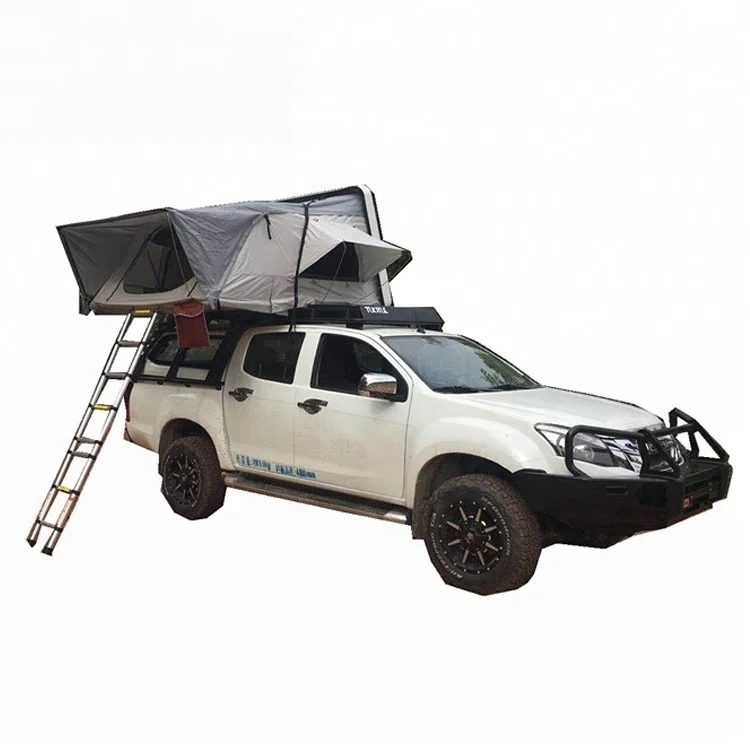 

Fiberglass Car Roof Top Tent Outdoor Camping 4-5 Person With Waterproof Sunroof Foldable Roof Top Tent