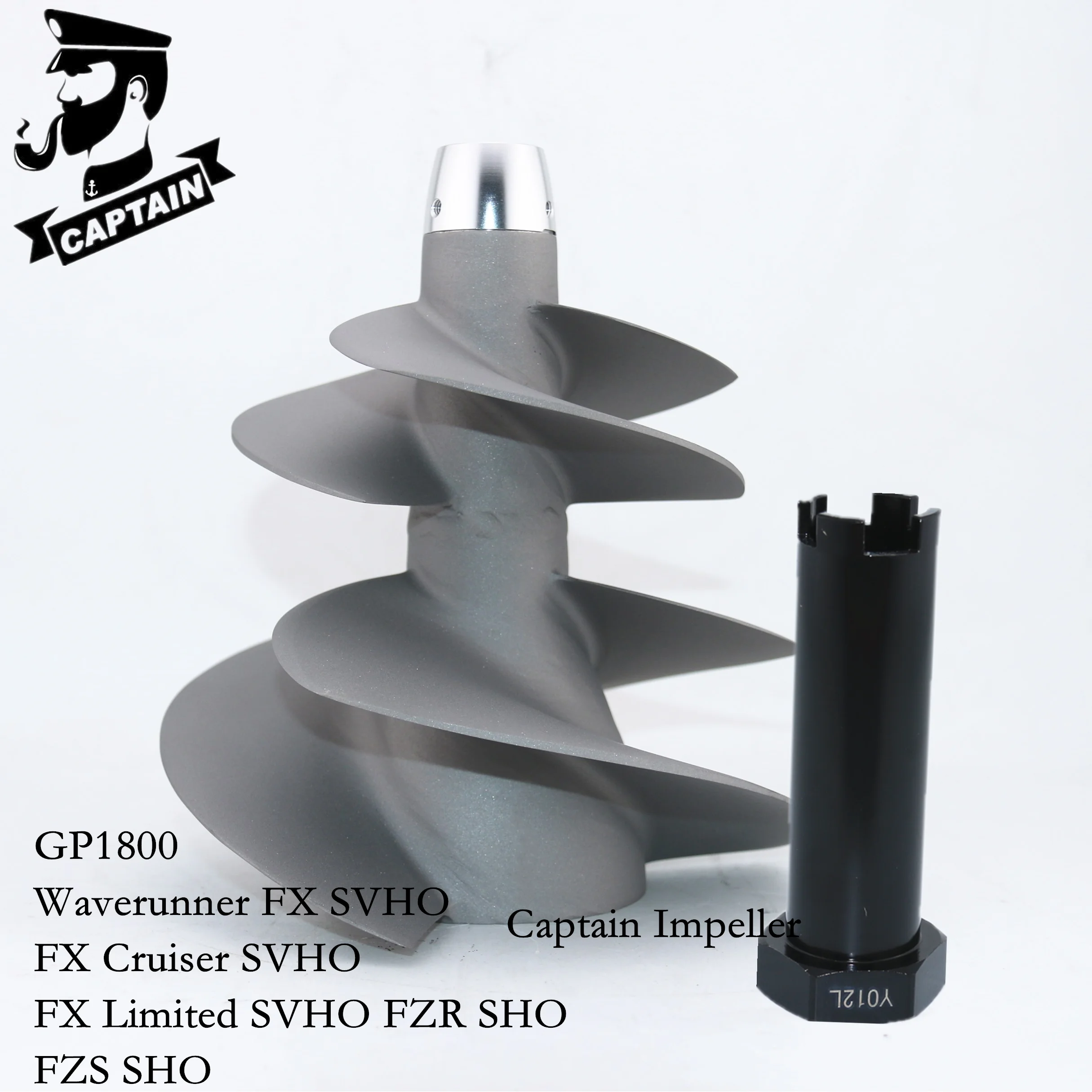 OEM:YV-TP-12/18 Captain Jet Ski Impeller fit Yamaha GP1800 Waverunner FXSVHO FX Cruiser SVHO FX Limited SVHO FZR FZS SHO 160mm