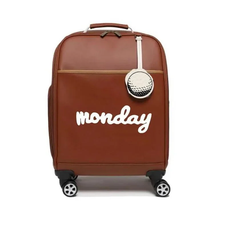 

American Brand Outdoor Travel BUCKET STAND BAG Men Women Golf Luggage Trunk Unisex Golf Clothing Bag with Wheels