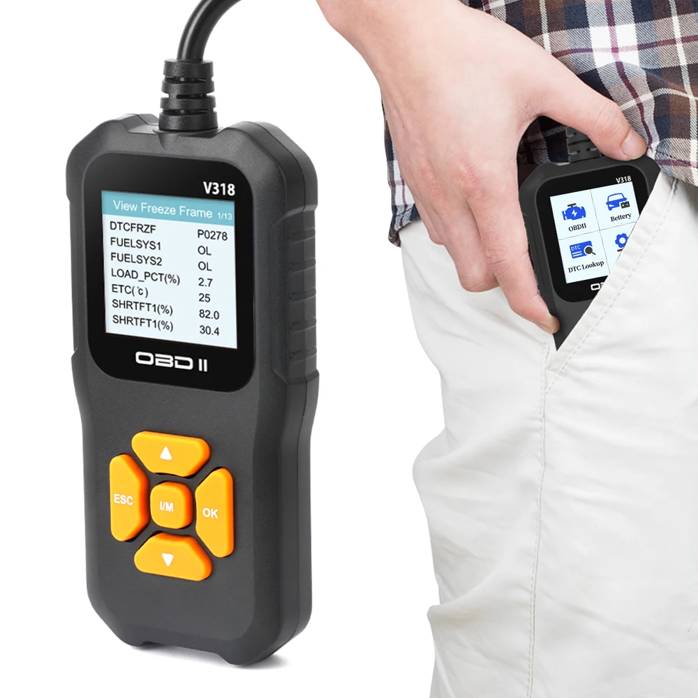 Scanner OBD2 Per Auto - Lettore Codici Diagnostica, Rosso, Universale - Foto 10