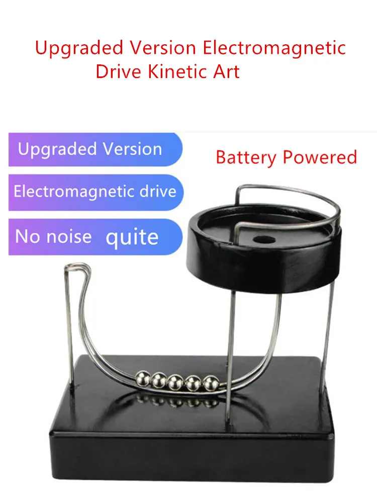 Upgraded Version Electromagnetic Drive Kinetic Art Perpetual Movement Machine 6 Sdfbc84618b7e46f4bad6d939dbdb6781S