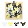 10Pcs Silicone Beads Heart Star Shape Baby Teething Beads Teether Prints Diy Pacifier Chain Necklace Nursing Chewable Beads 3
