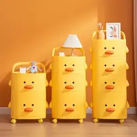 Table de chevet de dessin animé pour enfants, armoires de rangement, finition T1, organisateurs de cosmétiques, meubles de chambre à coucher SunOfficiSorting 3