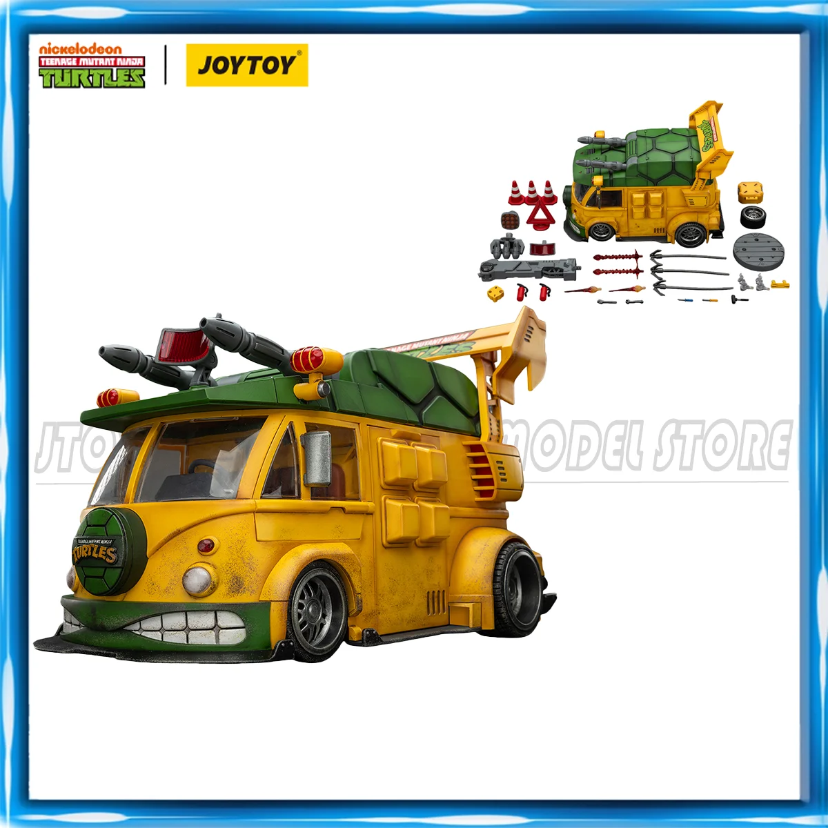 [Pre Order]JOYTOY TMNT 1/18 Action Figure Teenage Mutant Ninja Turtles Turtle Van Roadkill Rodney figures Toys