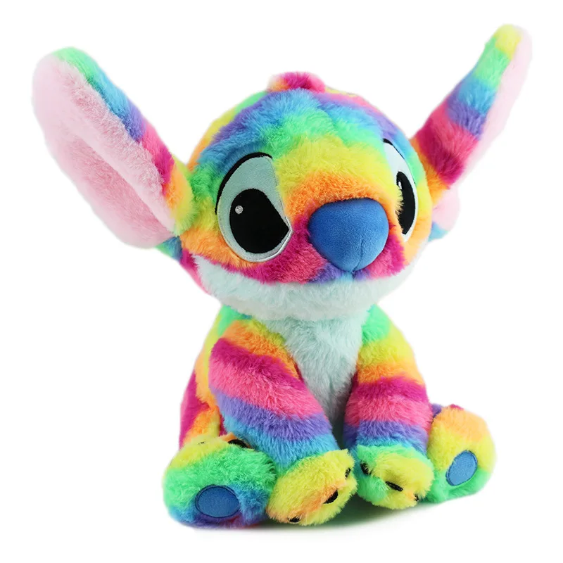 30cm Disney Lilo and Stitch Plush Toys Dazzling Colors Cute Anime Stich Doll Stuffed Plushie Pillow Gift for Children Kawaii 2