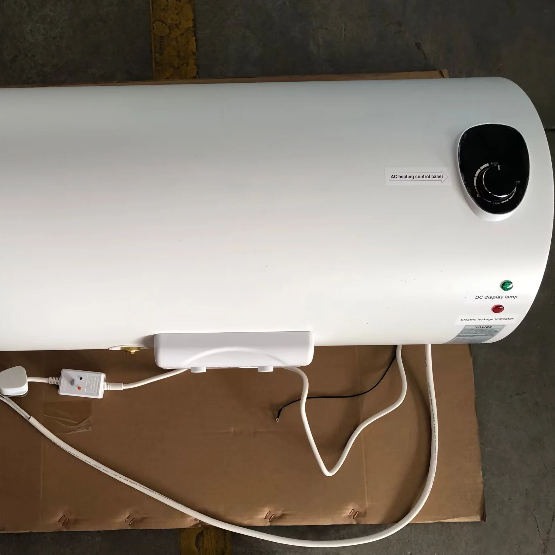 Top Wall Mounted 50L AC DC PV SOLAR WATER HEATER for Shower Bathroom