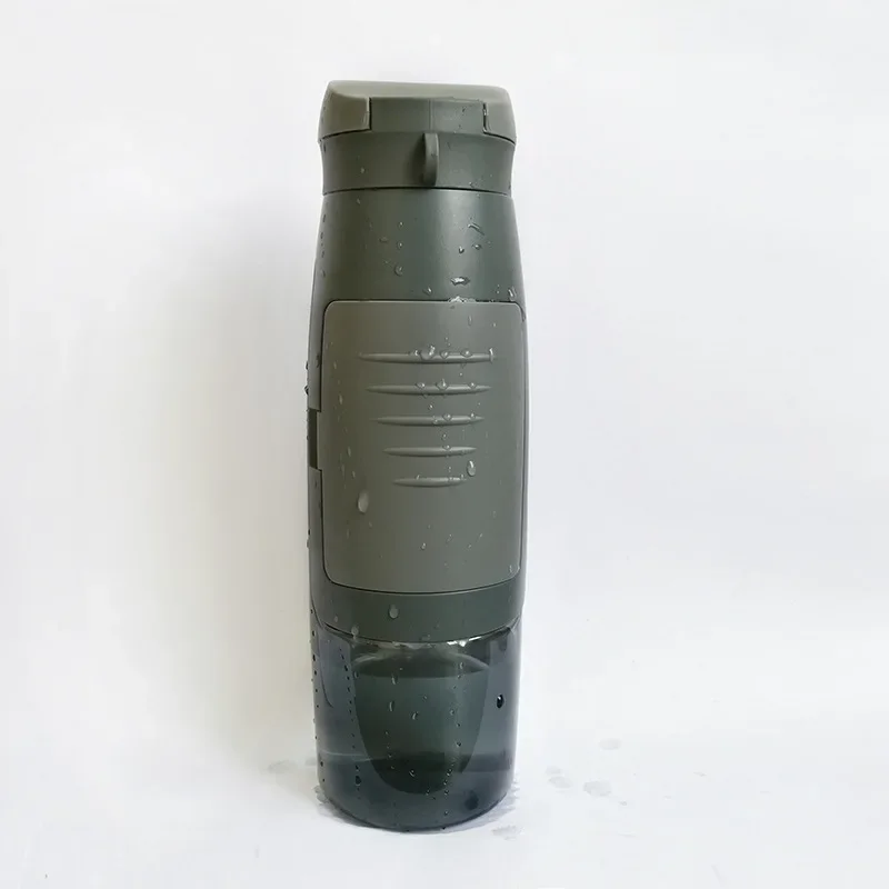 

750ml Portable Large Capacity Outdoor Sports Space Water Cup Creative Plastic Fitness Cycling Water Bottom