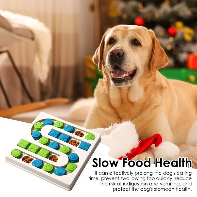 2022 New Edition Dog Puzzle Toys, Interactive Dog Toy for IQ Training,Slow  Feeder, Aid Pets Digestion, Dog Enrichment Toys with Squeak Design.