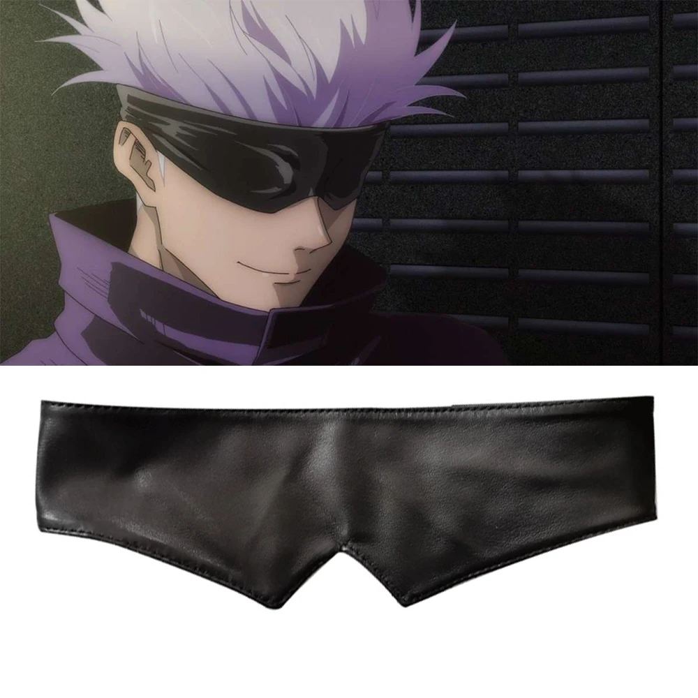 

Saturo Gojo Eye Mask Cosplay Glasses Anime Jujutsu Kaisen New Fashion Vintage Man Costume Props Party