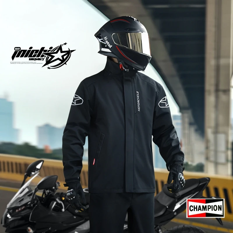Motorcycle Raincoat Raincoat and Rainpants Suit for Motorcycle Riding