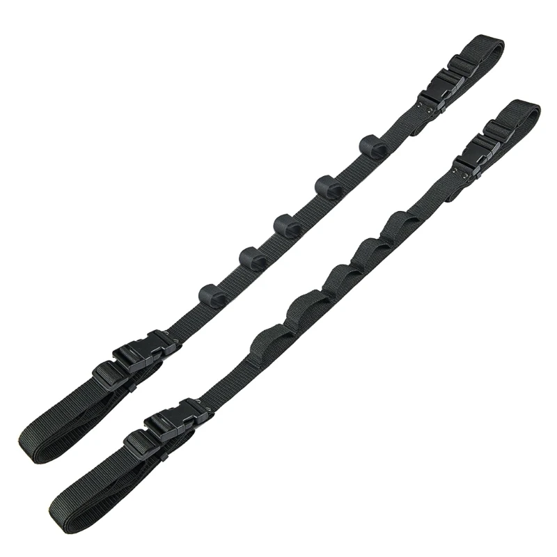 

2 Pcs Vehicle Fishing Rod Holder Adjustable Fishing Rod Rack Car Rod Carrier Fixing Strap for Car, SUVs Durable