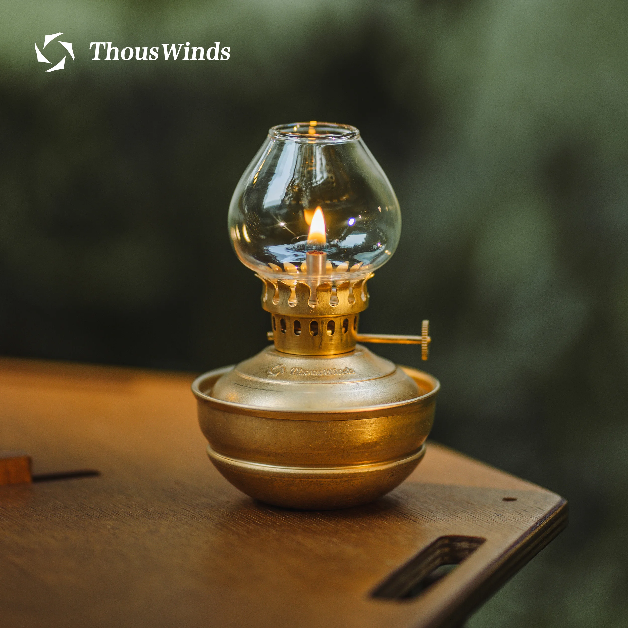 ThousWinds Luminara ミニオイルランプ防風キャンプランタン 20 時間