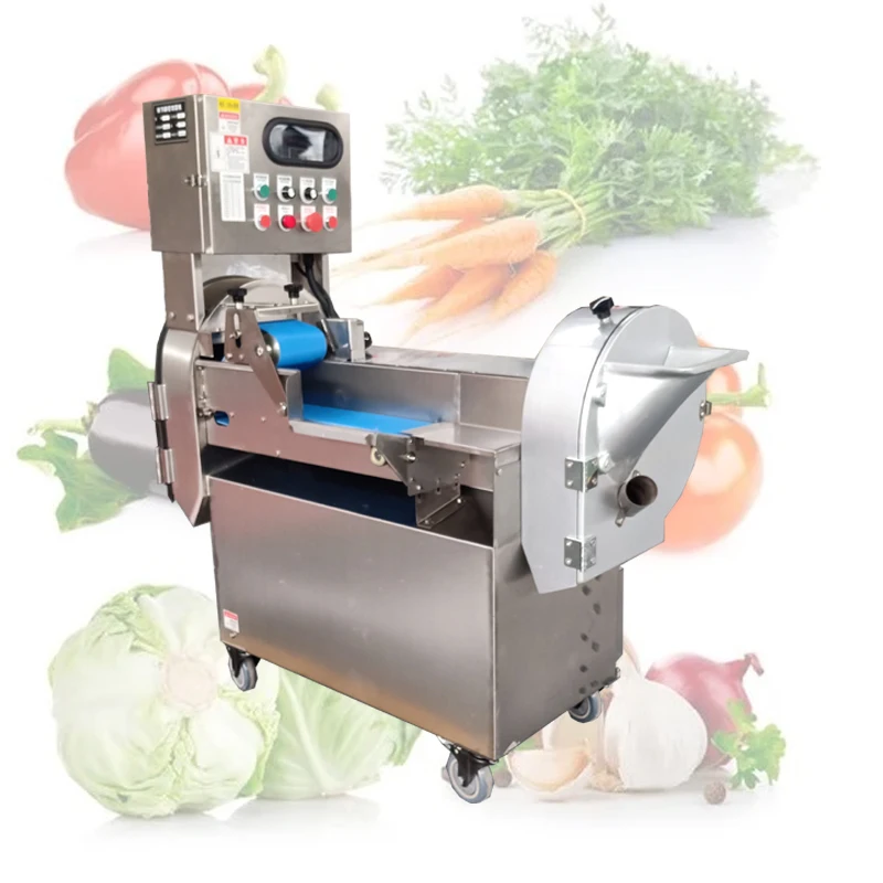 

Commercial Vegetable Cutter Machine Electric Slicer Cabbage Celery Scallion Shredder Dicing Machine Onion Cutter Machine