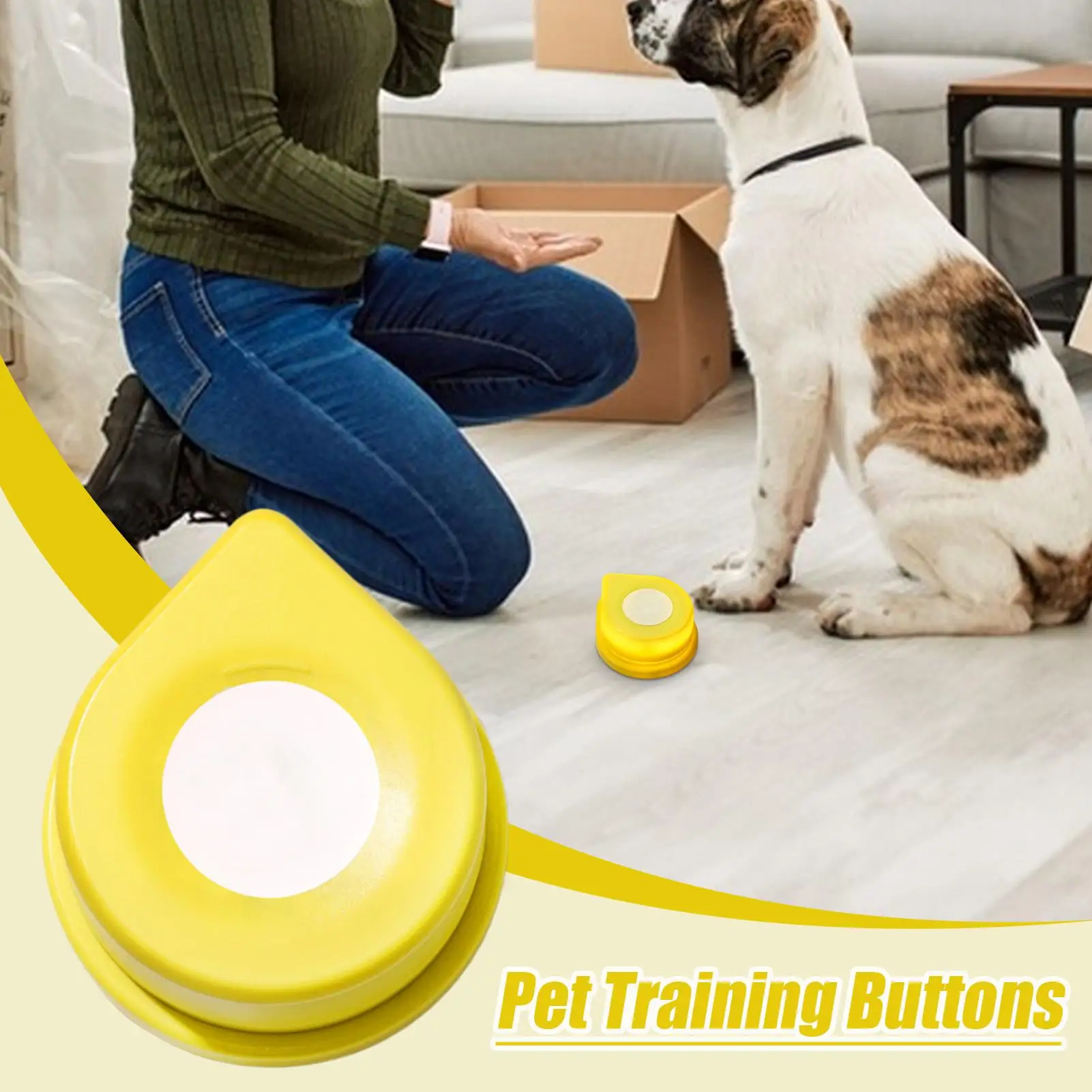 Dog Communication Buttons Automatic Sound Puppy Communication Button Reusable Dog Speech Clicker Answer Buzzers For Indoor