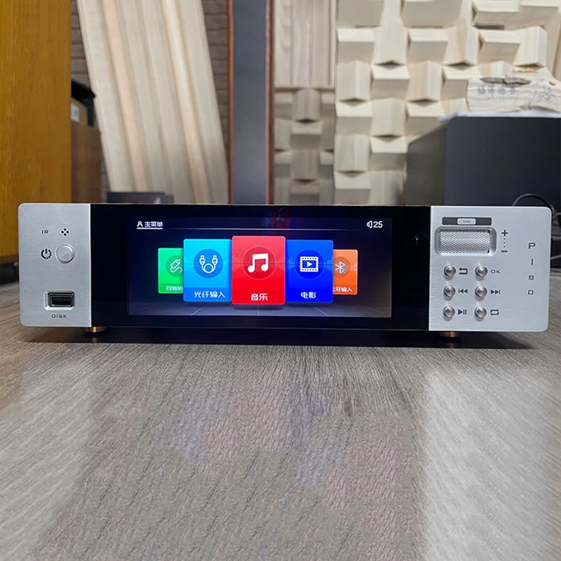 Signature HIFI Digital Music Player Dual ESS9068AS DAC QCC5125 Bluetooth 5.1 Lossless Music Turntable 6.8-inch Large Screen digital audio player