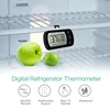 1/2PCS Fridge Thermometer Anti-humidity Refrigerator Freezer Electric Digital Thermometer Temperature Monitor LCD Display with 5