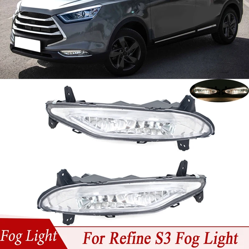 

Front Bumper Fog Light Daytime Running Lights Turn Signal Lights For JAC Refine S3