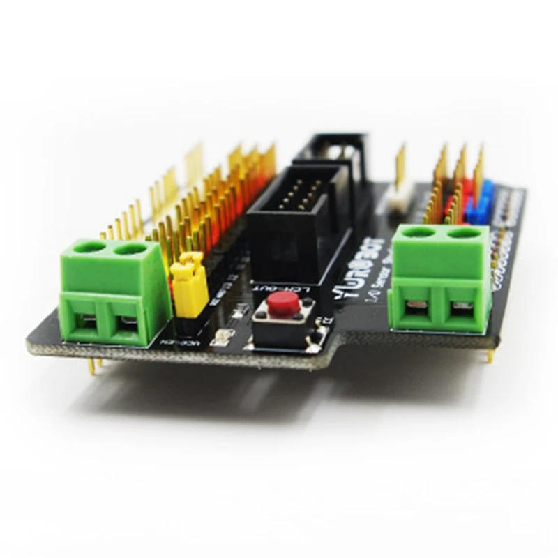 1 Piece Black IO Expansion Board Electronic Building Block Sensor Module For U No R3 Geekcreit For Power Electric Building Block